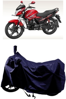 SUGASHRI Waterproof Two Wheeler Cover for Hero(Glamour i3s, Blue)