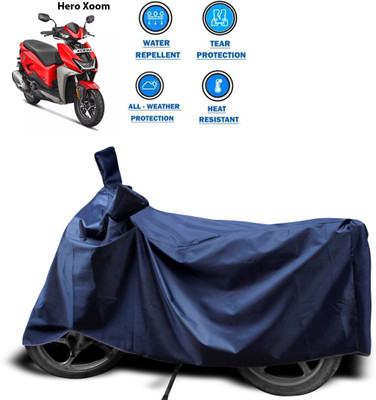 CODOKI Two Wheeler Cover for Hero(Blue)