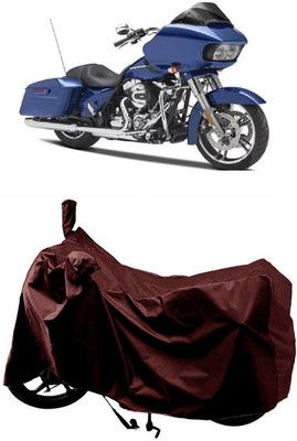 SUGASHRI Waterproof Two Wheeler Cover for Harley Davidson(Road Glide Special, Maroon)