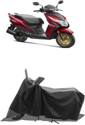 SUGASHRI Waterproof Two Wheeler Cover for Honda(Deo, Grey, Black)