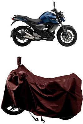 SUGASHRI Waterproof Two Wheeler Cover for Yamaha(FZ-S Fi Version 3.0 BS6, Maroon)