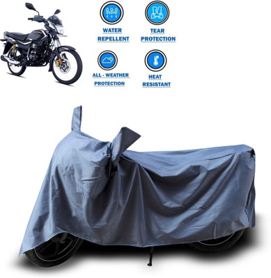 PAGORA Two Wheeler Cover for Bajaj(Platina 110 H-Gear, Grey)