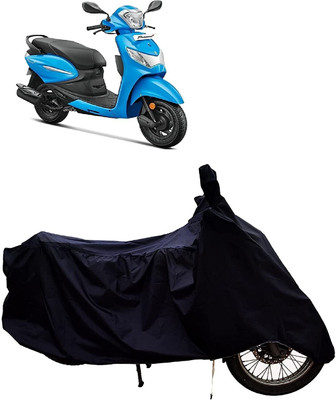 SK AUTO Two Wheeler Cover for Hero(Pleasure+ 110, Black)