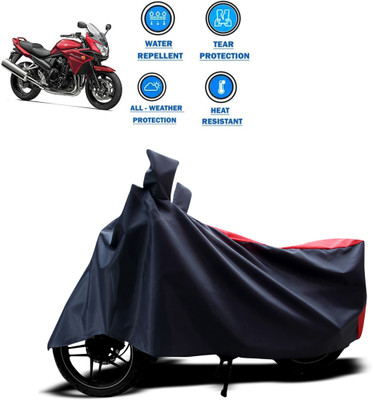 PAGORA Two Wheeler Cover for Suzuki(Bandit, Red)