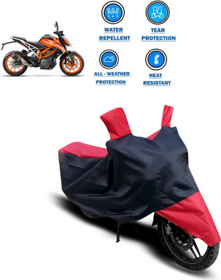 CODOKI Two Wheeler Cover for KTM(Duke 390 ABS, Red)