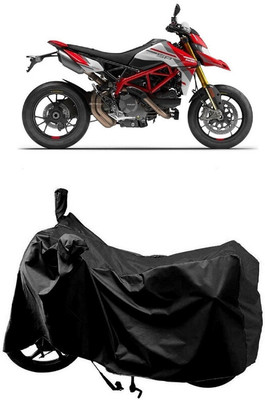 SUGASHRI Waterproof Two Wheeler Cover for Ducati(Hypermotard, Black)