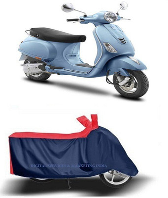DSAMI Two Wheeler Cover for Vespa(ZX 125 BS6, Blue)