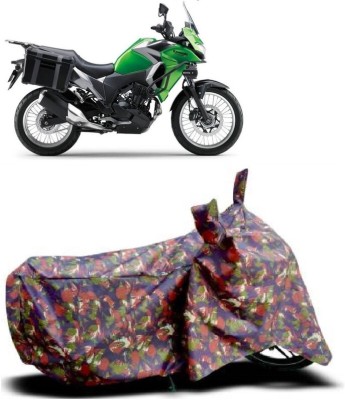 SUGASHRI Waterproof Two Wheeler Cover for Kawasaki(Versys-X 300, Multicolor)