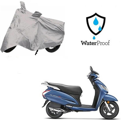 SK AUTO Two Wheeler Cover for Honda(Activa 125, Silver)