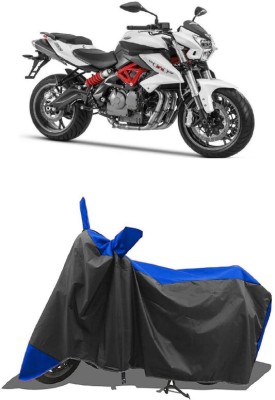 SUGASHRI Waterproof Two Wheeler Cover for Benelli(TNT 600i, Blue, Black)