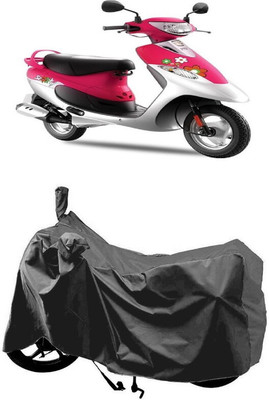SUGASHRI Waterproof Two Wheeler Cover for TVS(Pep Plus BS6, Grey)