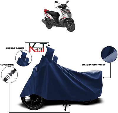 SK AUTO Waterproof Two Wheeler Cover for Yamaha(Ray Z, Blue)