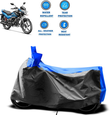 CODOKI Two Wheeler Cover for Hero(Passion Xpro, Grey)