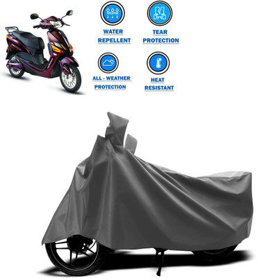CODOKI Two Wheeler Cover for Hero(Electric Optima Plus, Grey)