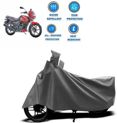 CODOKI Two Wheeler Cover for TVS(Flame DS 125, Grey)