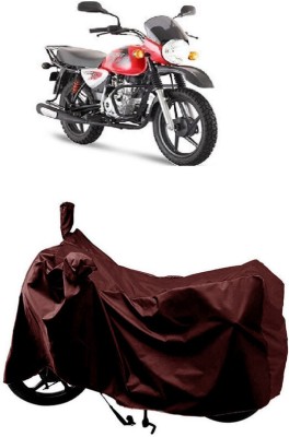 SUGASHRI Waterproof Two Wheeler Cover for Bajaj(Boxer AT, Maroon)