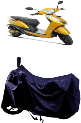 SUGASHRI Waterproof Two Wheeler Cover for Ampere(Magnus Pro, Blue)