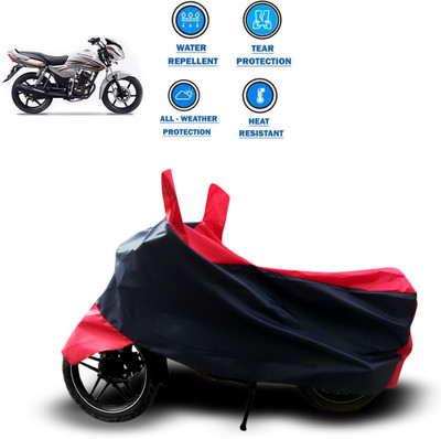PAGORA Two Wheeler Cover for TVS(Phoenix 125, Red)