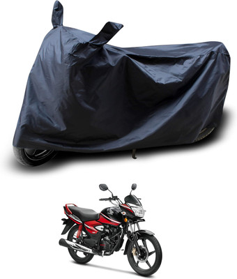 SK AUTO Waterproof Two Wheeler Cover for Honda(CB Shine, Black)