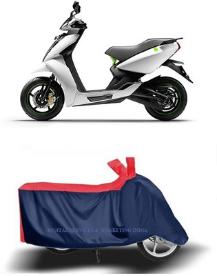 DSAMI Two Wheeler Cover for Ather(450 X, Blue)