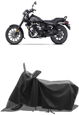 SUGASHRI Waterproof Two Wheeler Cover for Bajaj(Avenger Street 160, Grey, Black)