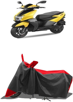 SUGASHRI Waterproof Two Wheeler Cover for TVS(NTORQ, Red, Black)