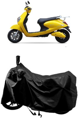 SUGASHRI Waterproof Two Wheeler Cover for Techo Electra(Electra, Black)