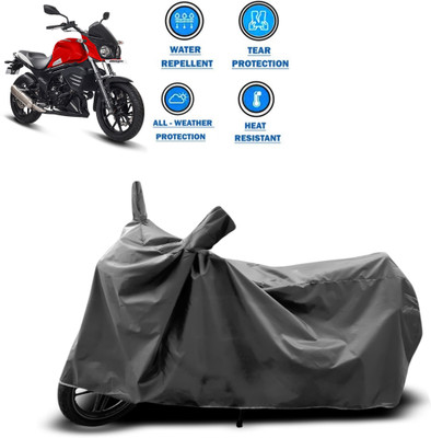 CODOKI Two Wheeler Cover for Mahindra(Mojo UT 300, Grey)