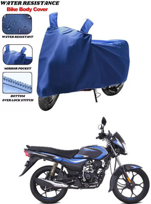 RONISH Waterproof Two Wheeler Cover for Bajaj(Platina 110, Blue)