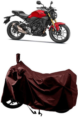 SUGASHRI Waterproof Two Wheeler Cover for Honda(CBR300R BS6, Maroon)