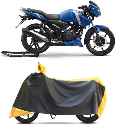 Vozilo Waterproof Two Wheeler Cover for TVS(Apache RTR 160, Yellow)