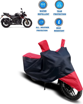 CODOKI Two Wheeler Cover for TVS(Apache RTR 200 4V, Red)