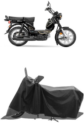 SUGASHRI Waterproof Two Wheeler Cover for TVS(Heavy Duty, Grey, Black)