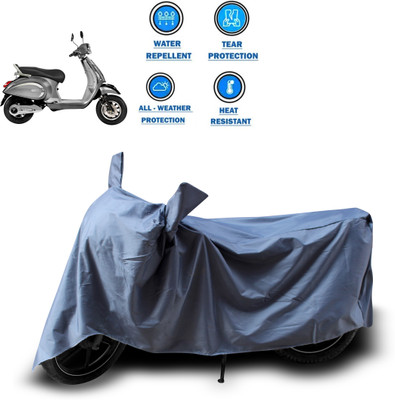 GOSHIV-car and bike accessories Two Wheeler Cover for Universal For Bike(Grey)