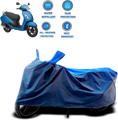 CODOKI Two Wheeler Cover for TVS(Jupiter classic, Blue)