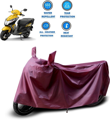 CODOKI Waterproof Two Wheeler Cover for Honda(Dio, Maroon)
