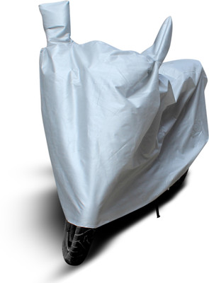 PAGORA Two Wheeler Cover for Hero(Splendor Plus, Silver)