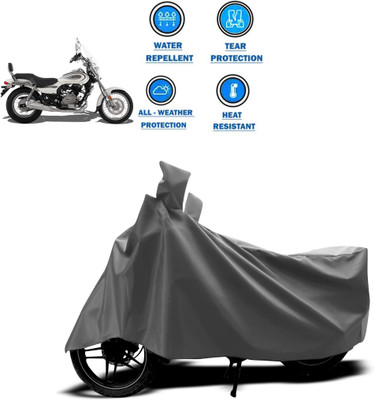 CODOKI Two Wheeler Cover for Bajaj(Avenger Street 220, Grey)