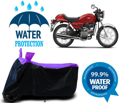Mdstar Waterproof Two Wheeler Cover for Hero(Splendor Pro Classic, Multicolor)
