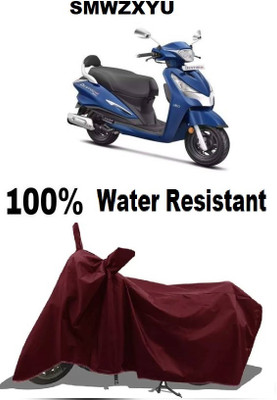 smwzxyu Waterproof Two Wheeler Cover for Hero(Maroon)