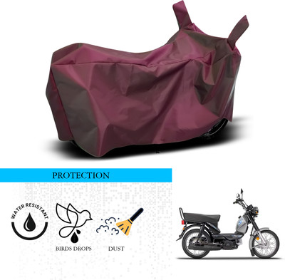 SnehaSales Waterproof Two Wheeler Cover for TVS(XL 100 Comfort, Maroon)