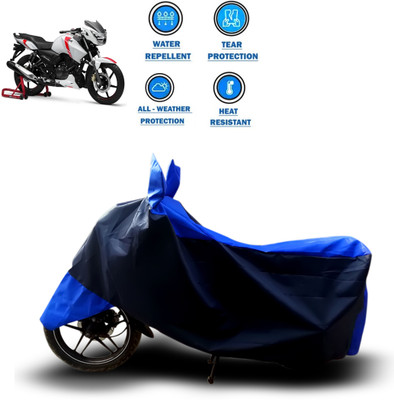 CODOKI Two Wheeler Cover for TVS(Apache RTR 160, Blue)