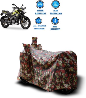 CODOKI Two Wheeler Cover for Bajaj(Pulsar 200 NS DTS-i, Red)