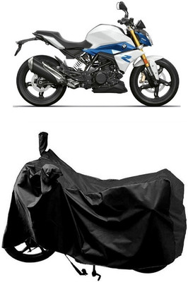 SUGASHRI Waterproof Two Wheeler Cover for BMW(G 310 R, Black)