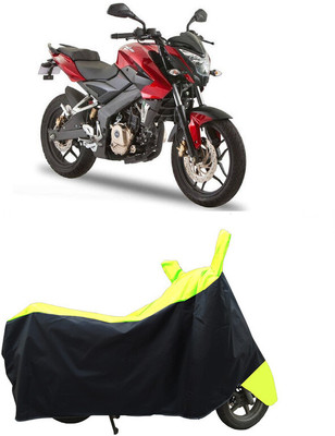 Coxtor Waterproof Two Wheeler Cover for Bajaj(Pulsar 180NS BS6, Yellow)