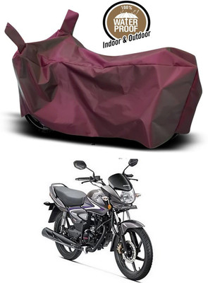 SK AUTO Two Wheeler Cover for Honda(CB Shine, Maroon)
