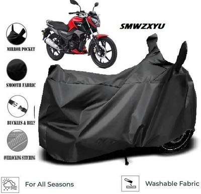 SK AUTO Waterproof Two Wheeler Cover for TVS(Raider, Black)