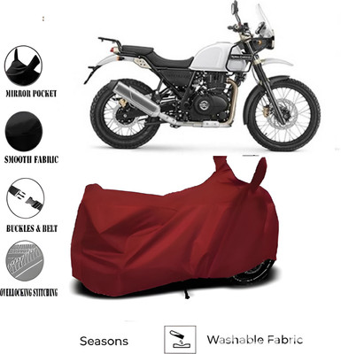 SK AUTO Waterproof Two Wheeler Cover for Universal For Bike(Maroon)