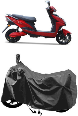 SUGASHRI Waterproof Two Wheeler Cover for Techo Electra(Raptor BS6, Grey)