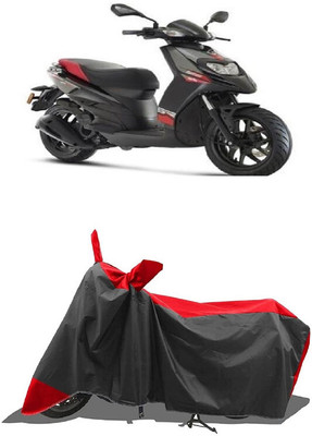 SUGASHRI Waterproof Two Wheeler Cover for Aprilia(SR 125, Red, Black)